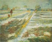 文森特威廉梵高 - 雪景